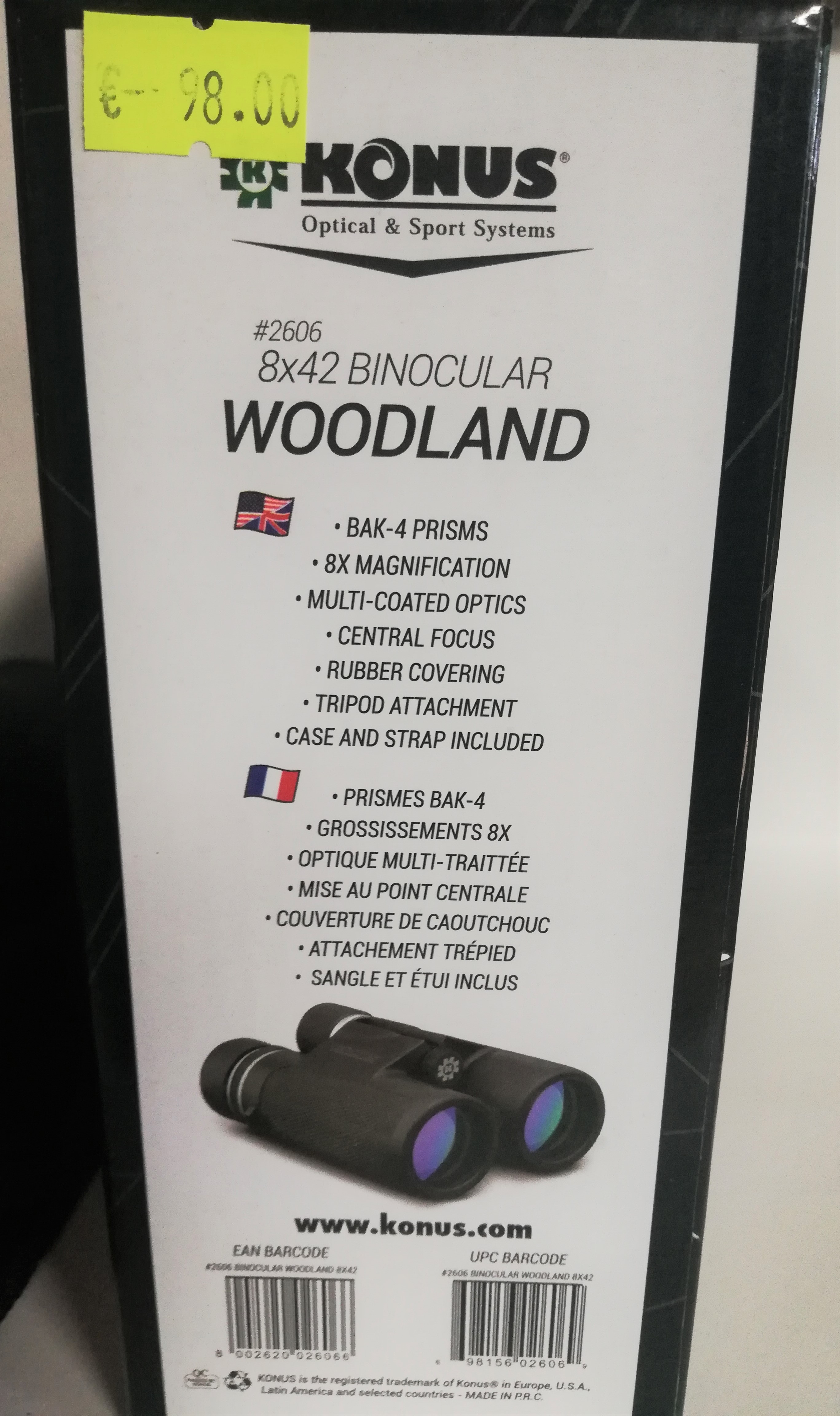 Binocolo Konus 2606 Woodland 8x42 - immagine 5