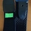 Cinghia FUCILE ELASTICA nera con attacco in cuoio