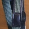 Cinghia FUCILE meta ELASTICA e meta fissa antiscivolo con attacco in cuoio