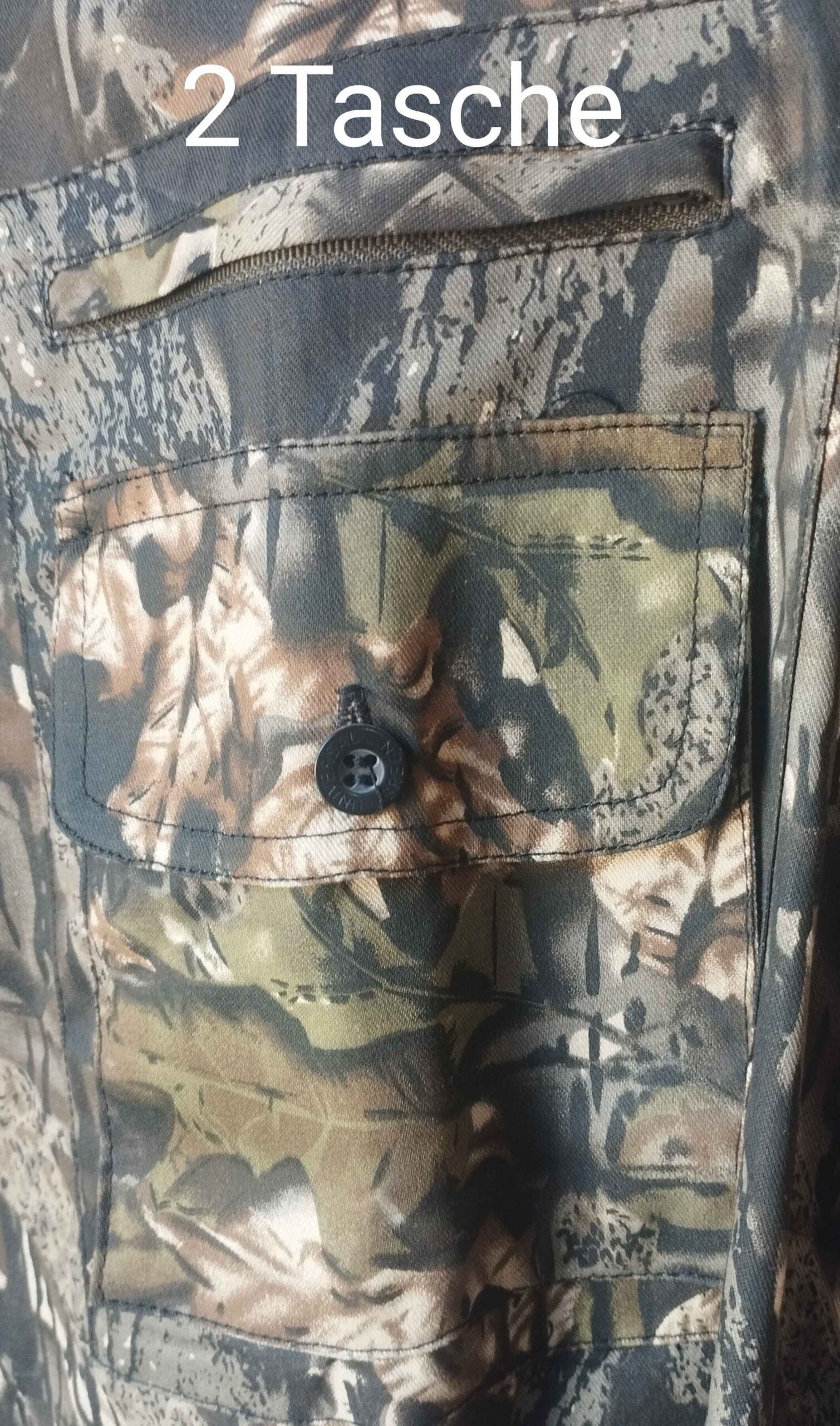 CAMICIA UNIVERSAL COTONE LEGGERA MULTITASCHE SOTTOBOSCO Tg. M - immagine 8