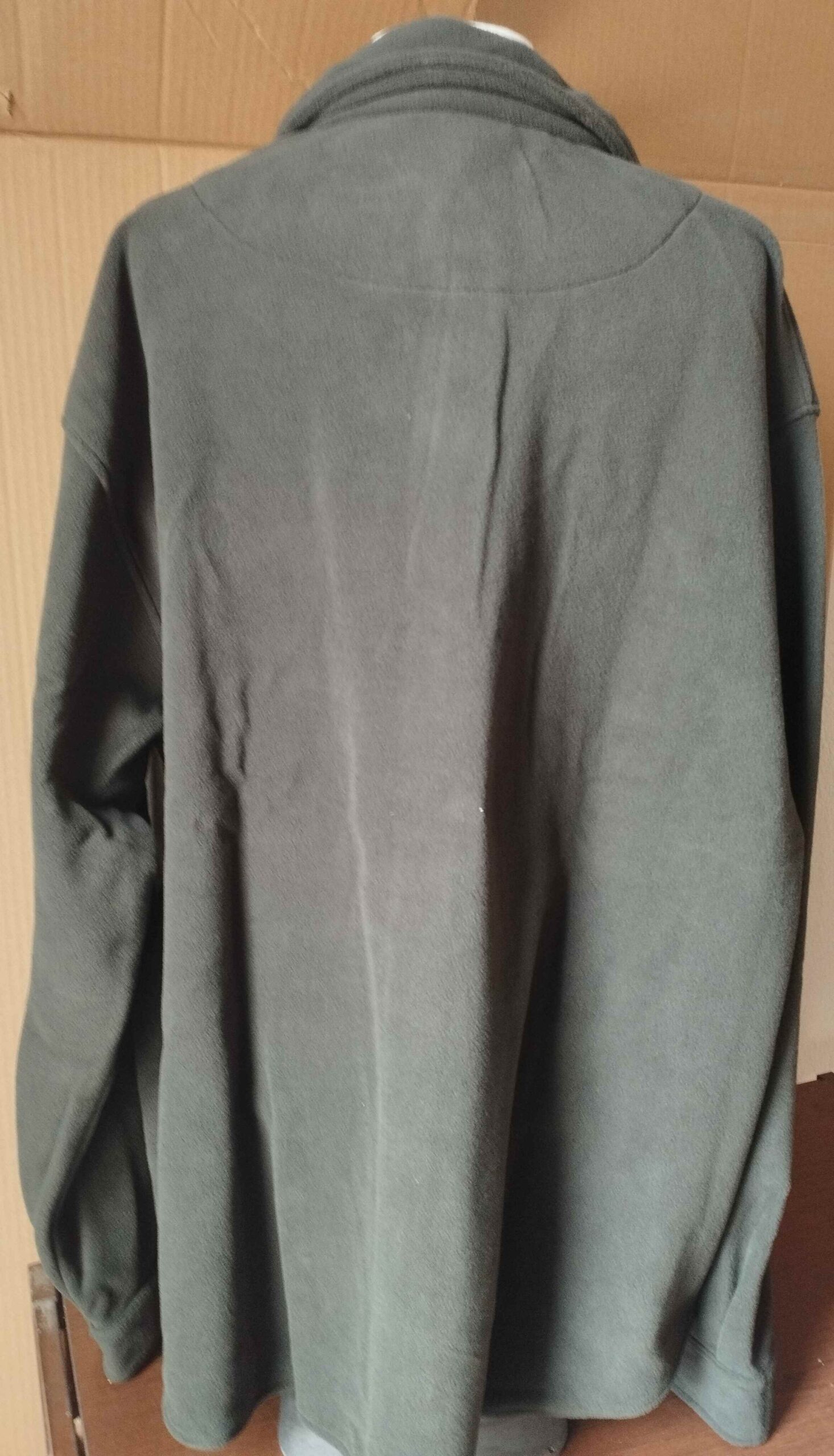 CAMICIA UNIVERSAL PILE VERDE CON 2 TASCHE Tg. XXL - immagine 3