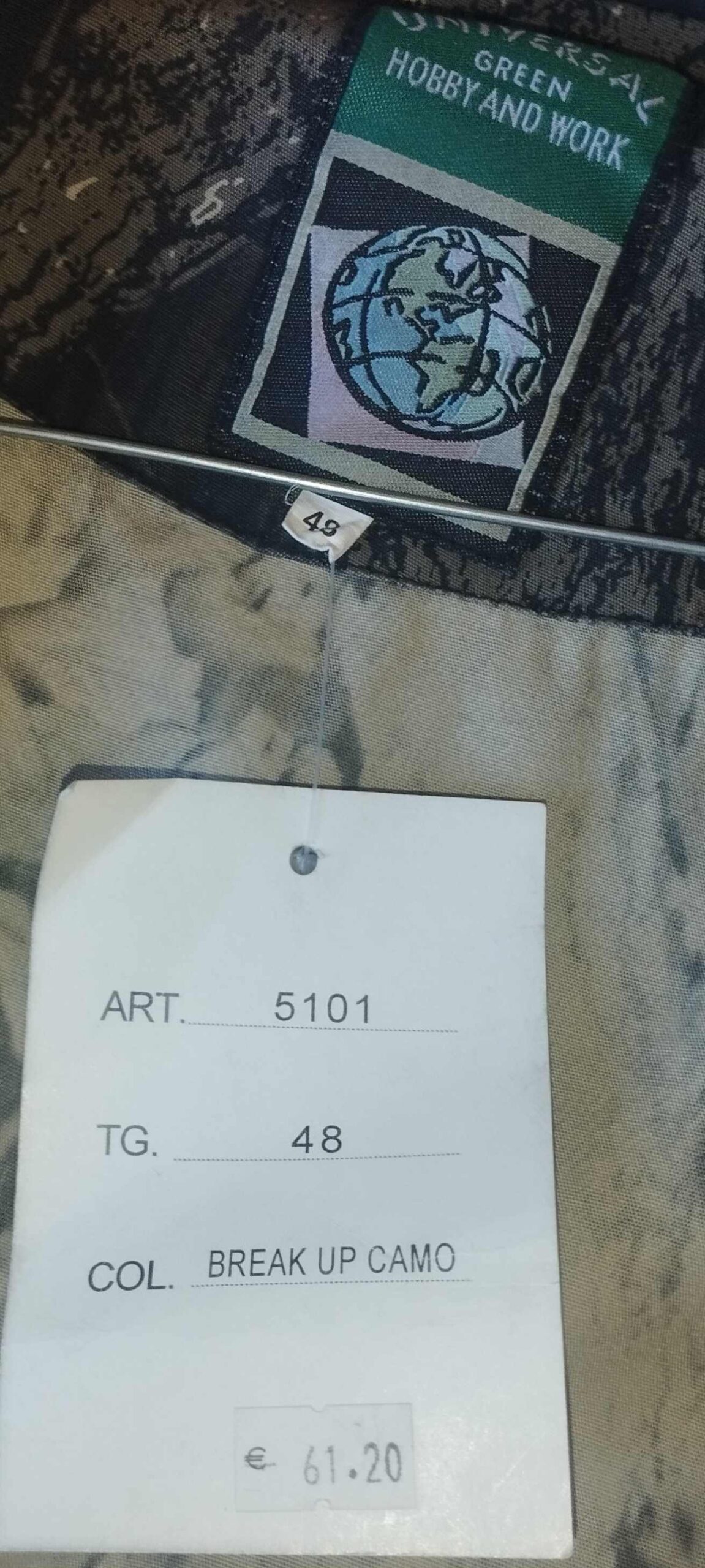 GIACCA UNIVERSAL LEGGERA MULTITASCHE SOTTOBOSCO Tg. 48 - immagine 3