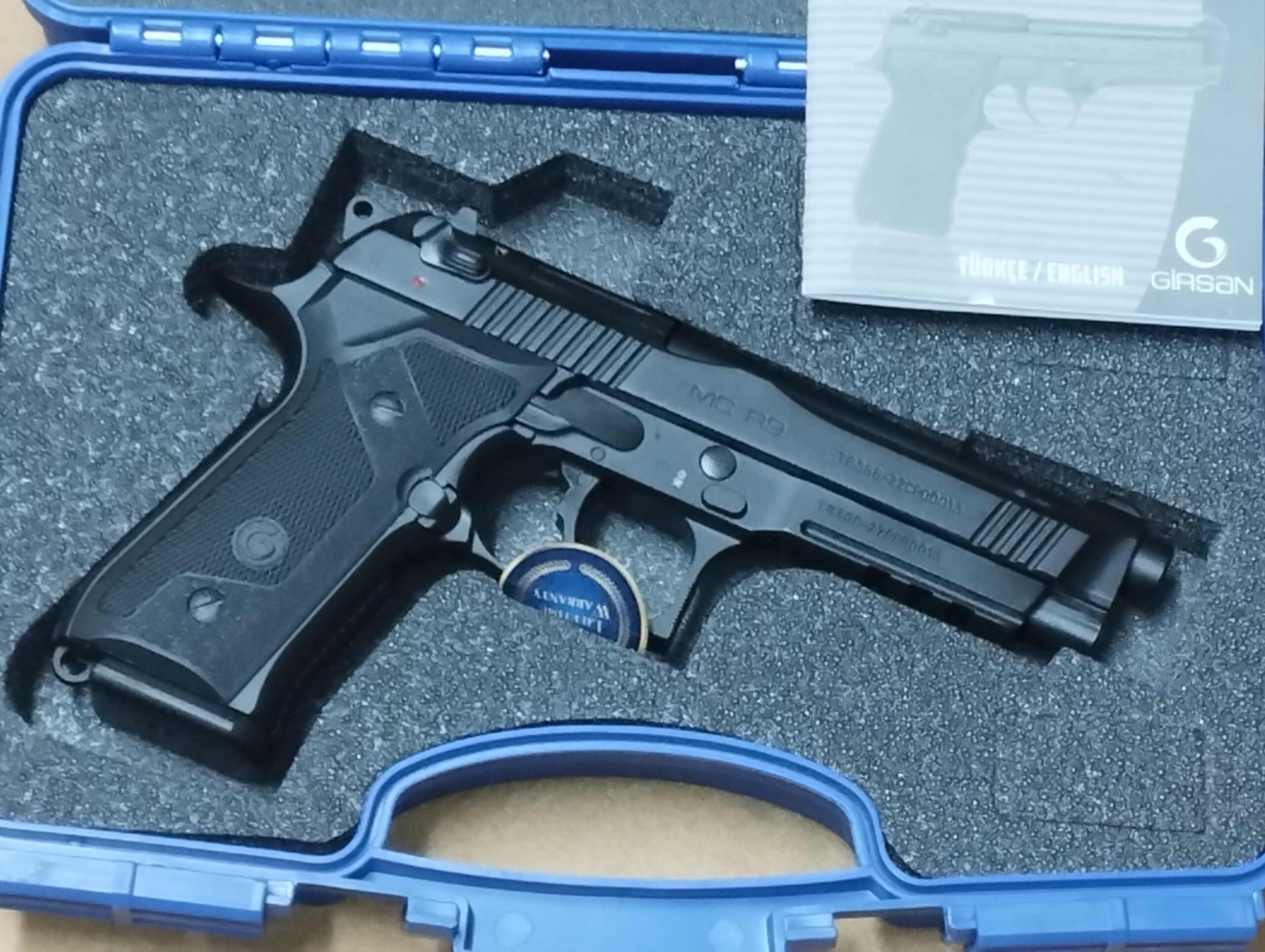 GIRSAN Semi auto Mod. MC R9 cal.9x19 con caricatore 18 colpi - immagine 3