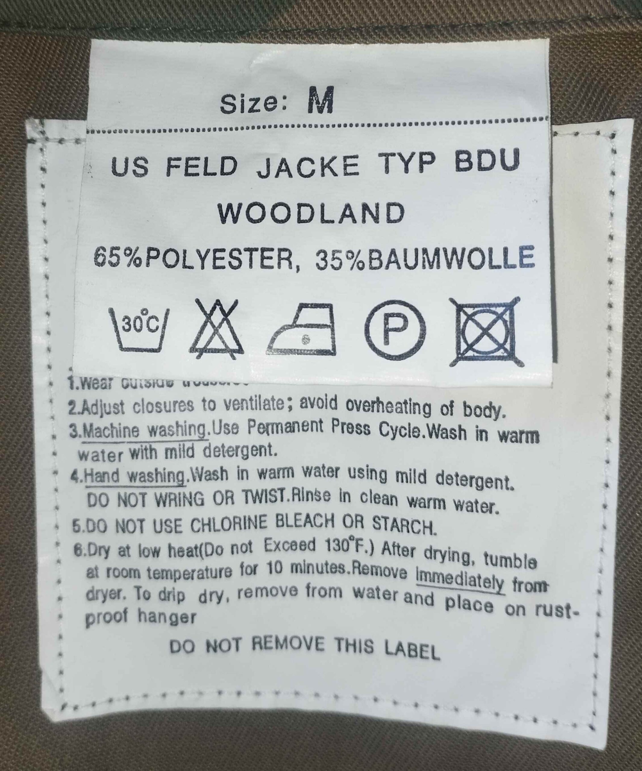 GIACCA SAARIANA LEGGERA MULTITASCHE MIMETICA Tg. M - immagine 6