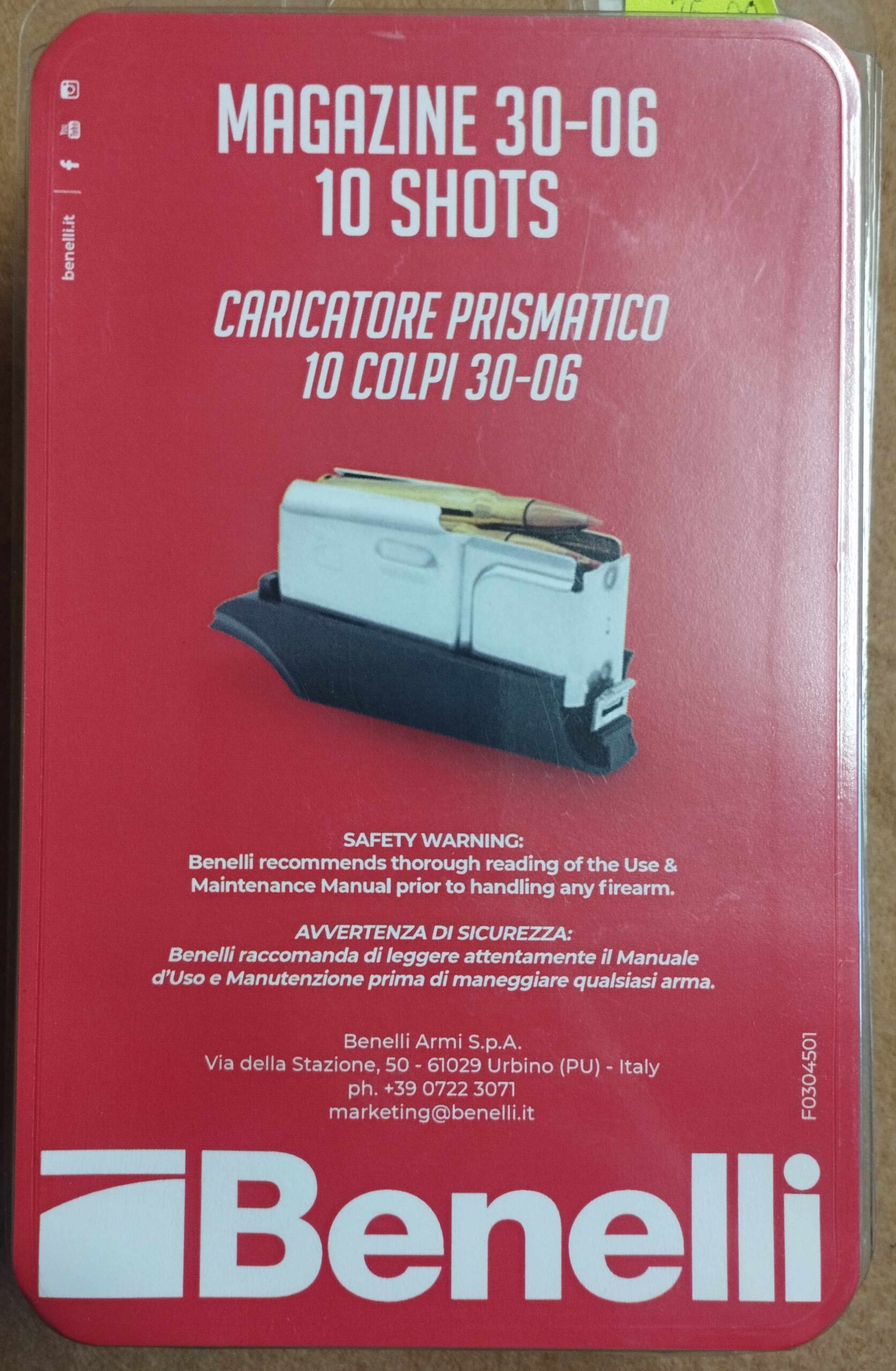 Caricatore Benelli Argo E 10 C. cal.30.06 - immagine 4