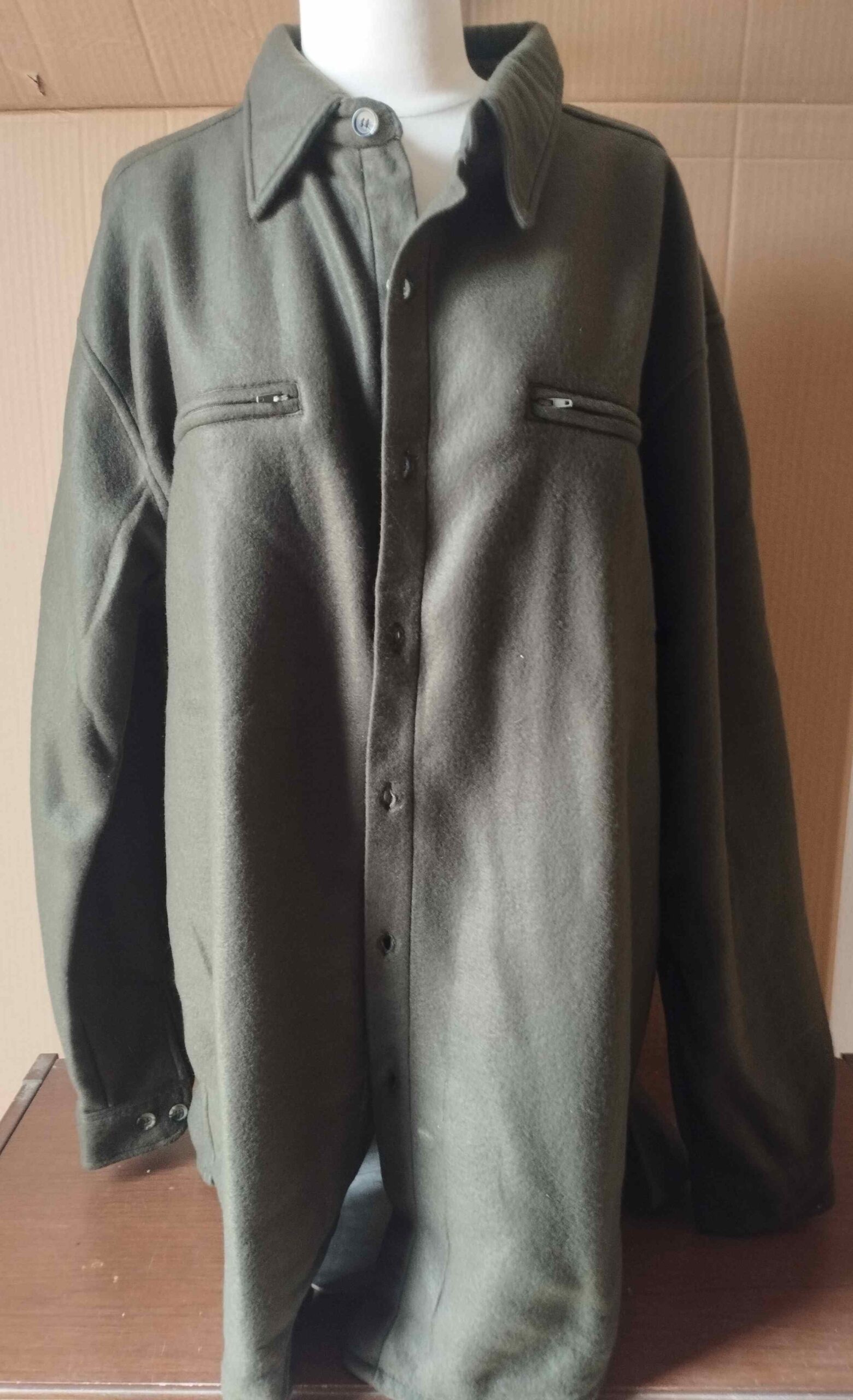 CAMICIA K2 PILE VERDE CON 2 TASCHE Tg. M - immagine 4