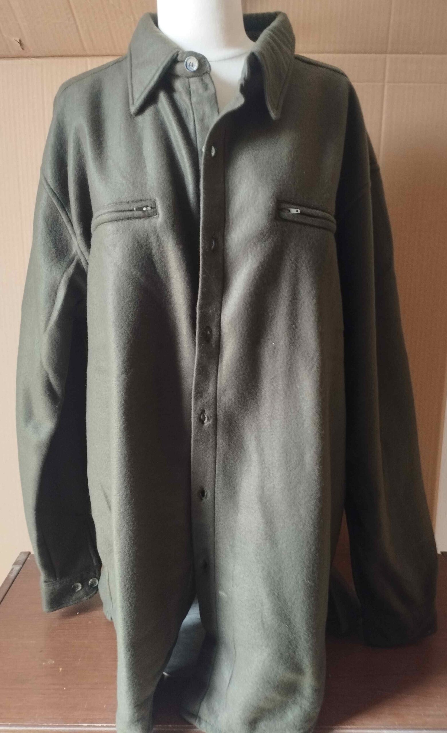 CAMICIA K2 PILE VERDE CON 2 TASCHE Tg. M - immagine 2