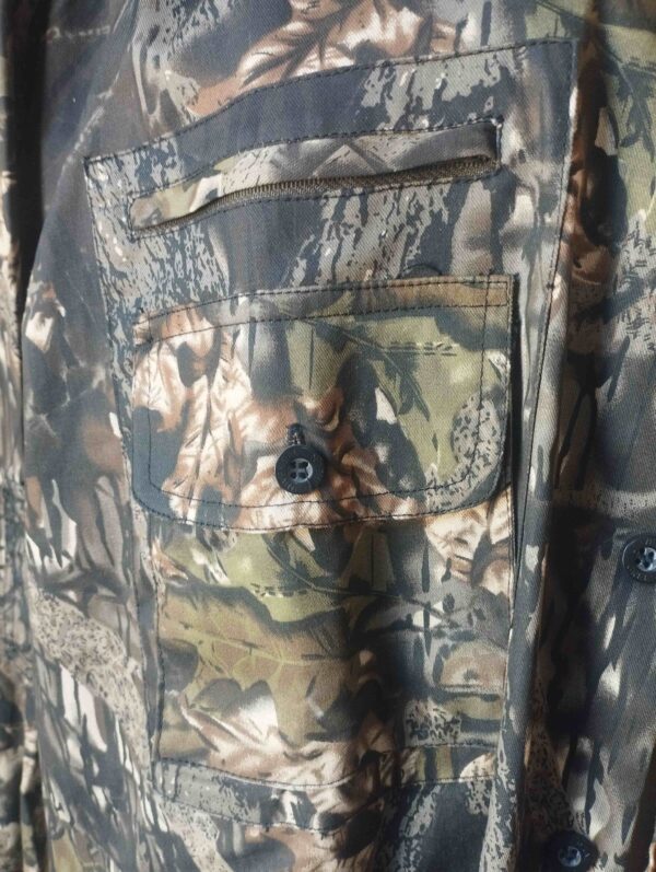 CAMICIA UNIVERSAL COTONE LEGGERA MULTITASCHE SOTTOBOSCO Tg. M - immagine 5