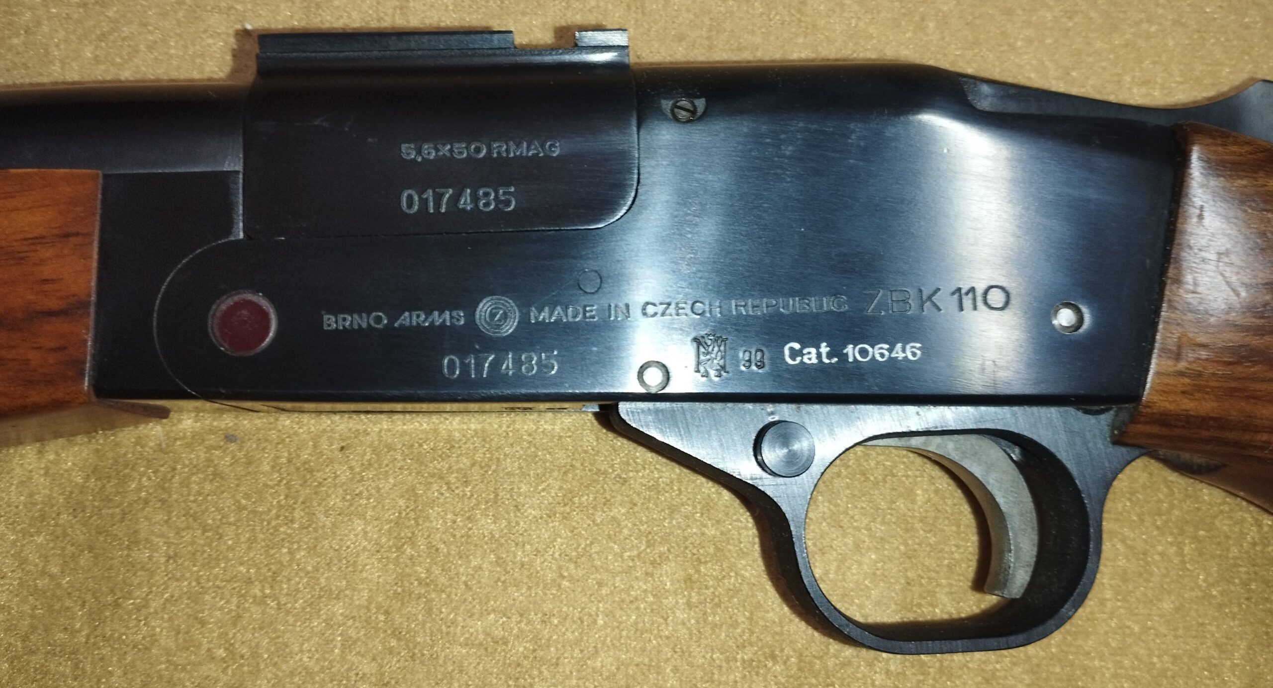 Carabina BRNO ZBROJOVKA Mod. KIPPLAUF ZBK 110 cal. 5.6X50 R. Mg.